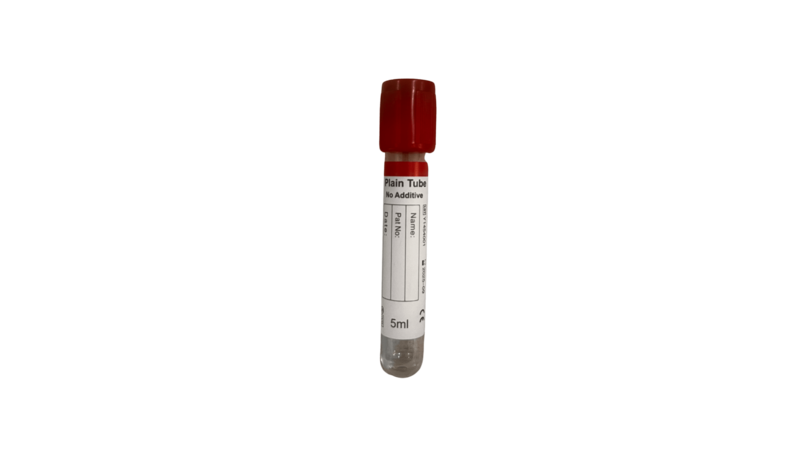 Plain tube (No additive) - PET - 1-5ml