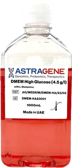 AG-DMEM High Glucose (4.5 g/l), with L-Glutamine - 1000 ml
