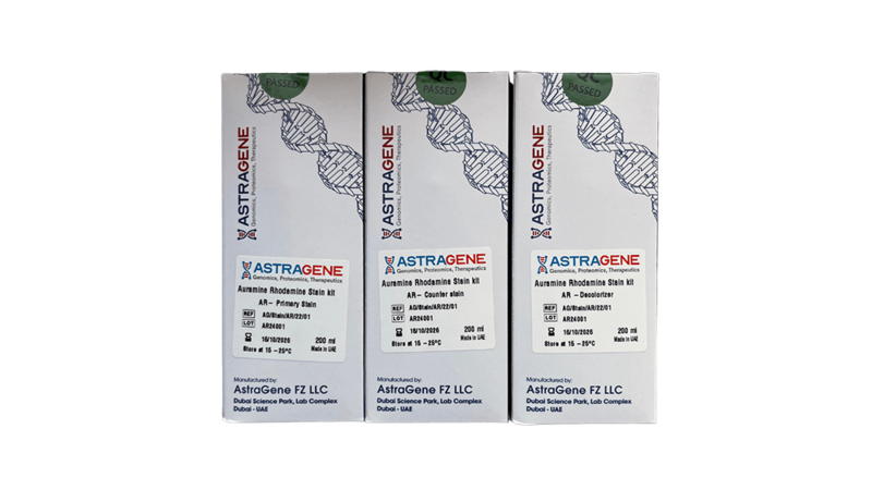 AG-Auramine Rhodamine Stain - 200 ml*3 bottles per kit