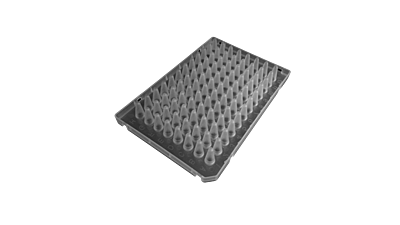 PCR 96-well Plate, Semi-Skirted, Clear, ABI -  0.1 mL - 10 Pieces